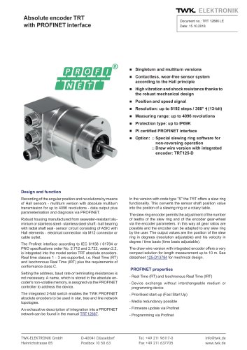 Rotary encoder TRT