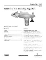 T205 Series Tank Blanketing Regulators