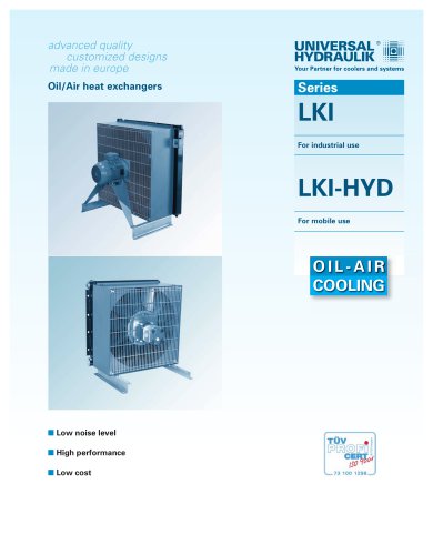 LK-series (oil-air coolers) industrial or mobile