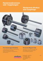 Brakes and couplings permanent magnet units
