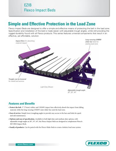 EZIB Flexco Impact Beds