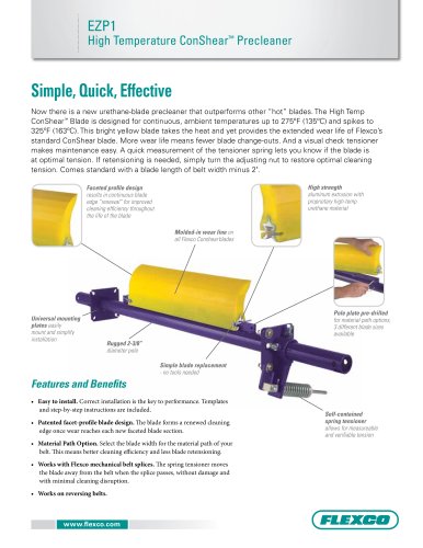 EZP1® High Temperature ConShear? Precleaner