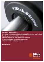 Das Mink AD-System® – die runde Lösung zum Abdichten und Abstreifen von Wellen The AD-System® made by Mink Bürsten: the perfect solution for shaft sealing and protection