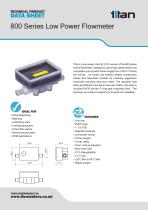 800 Series Low Power Mini Turbine Flowmeter