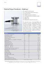 Electrical Torque Transducers – Model 415