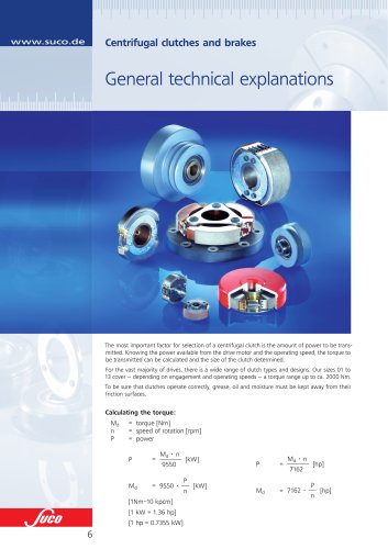 Centrifugal cluches and brakes