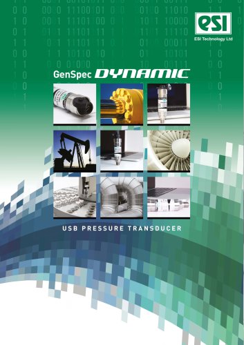 ESI GenSpec Dynamic USB Pressure Transmitter