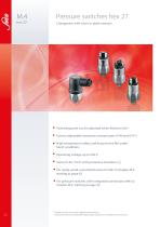 M.4 Pressure switches hex 27