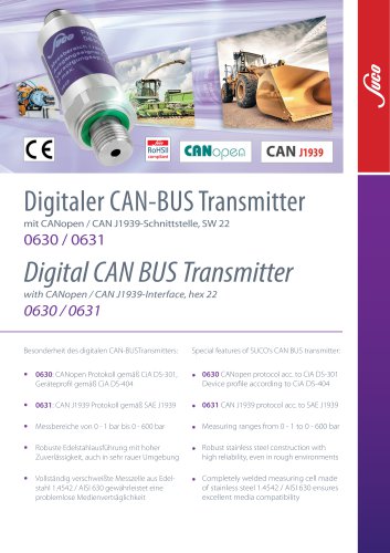 SUCO Digital CAN BUS Transmitter