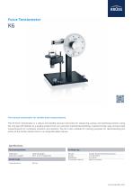 FORCE TENSIOMETER – K6