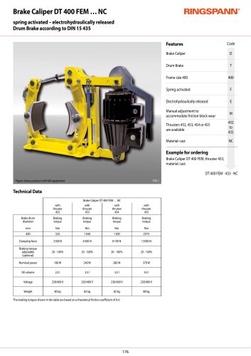 Datasheet DT 400 FEA &hellip; NC