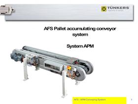 Presentation AFS conveyor System APM