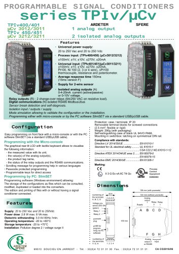 Series TPIv/µCv