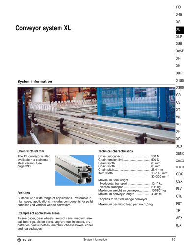 Conveyor System XL