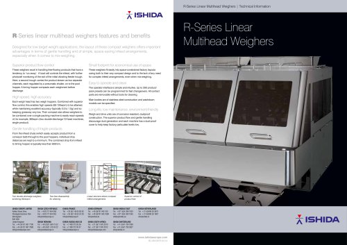 R-Series Linear Multihead Weighers