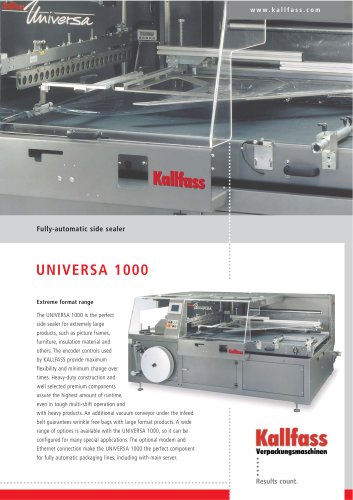 Fully-Automatic Side Sealer UNIVERSA 1000