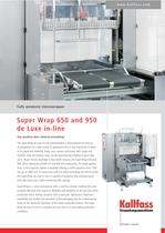 Fully automatic sleevewrapper SUPER WRAP 950 de Luxe In-Line