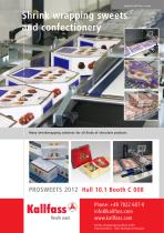 Sweets and confectionery brochure