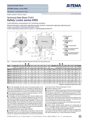 SITEMA Safety Locks KRG