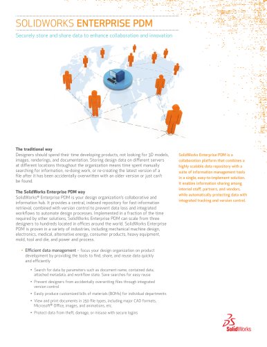 SolidWorks Enterprise PDM - Data sheet
