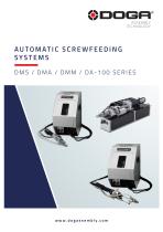 Automatic screw feeding systems  - DMS / DMA / DMM / DA-100 series