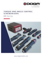 Torque and angle control screwdrivers - MD series