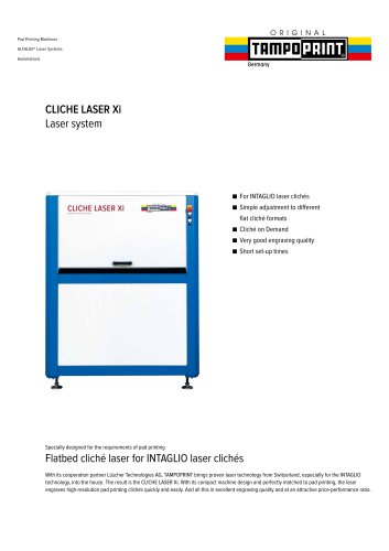 CLICHE LASER Xi Laser System