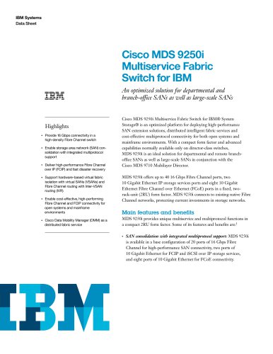 Cisco MDS 9250i