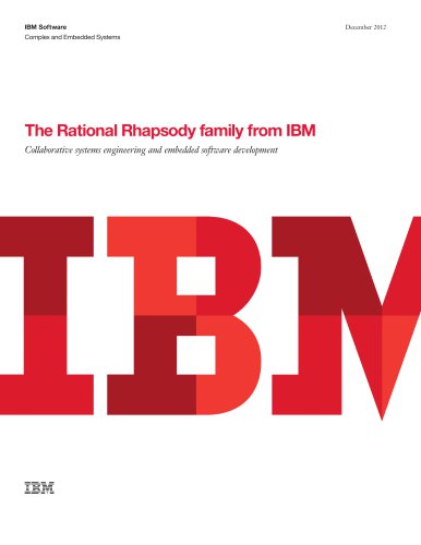 The Rational Rhapsody family from IBM (Brochure-USEN)