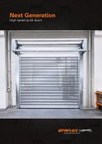 High-speed spiral doors
