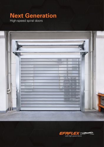 High-speed spiral doors