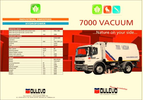 Dulevo 7000 Vacuum