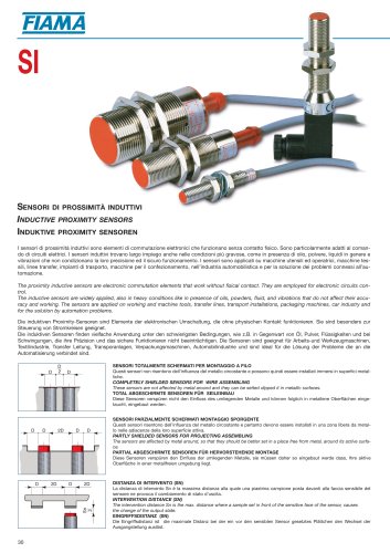 SI Inductive proximity sensors