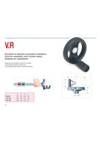 V.R Control handwheel with folding handle
