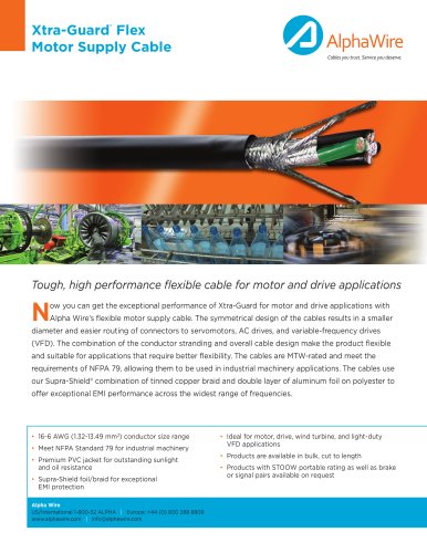 Motor Supply Cable