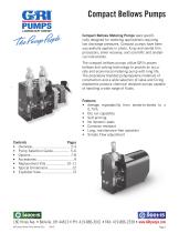 Compact Bellows Metering Pumps
