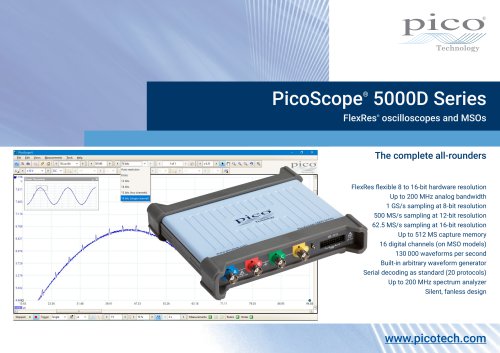 PicoScope®  5000D Series