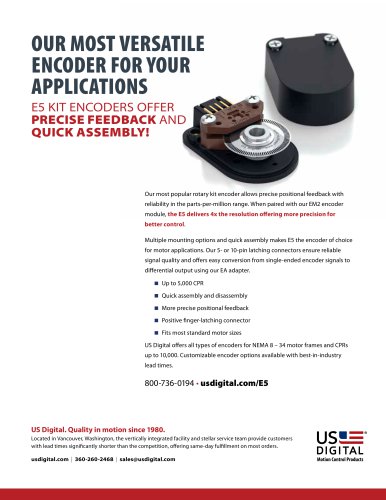 E5 Kit Encoder Product Brochure