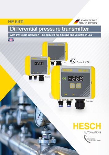 Differential pressure transmitter HE 5411