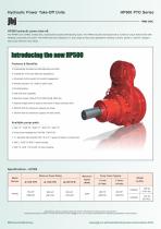 HP500 series hydraulically actuated PTO with self adjusting clutch
