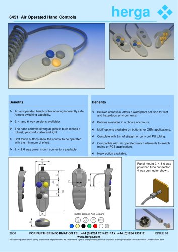 Air Operated Hand Controls