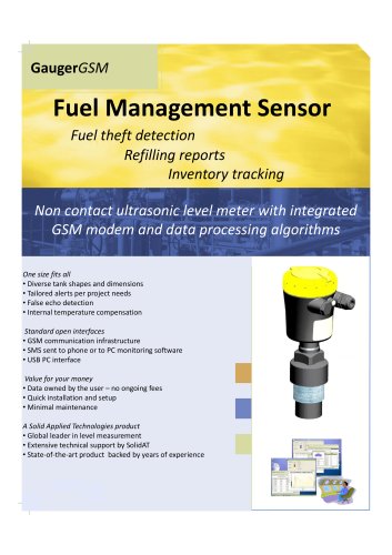 Remote Fuel Monitoring with GaugerGSM