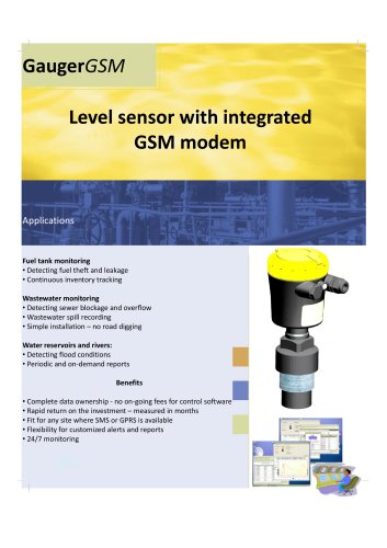 Wireless Level Sensor - GaugerGSM