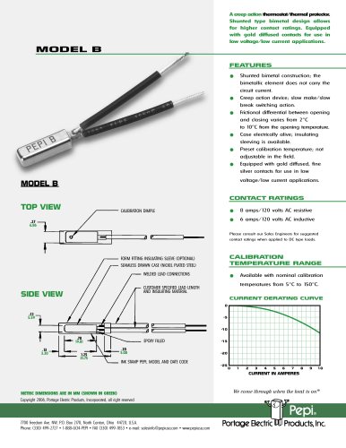 Pepi Thermal Controls Model B