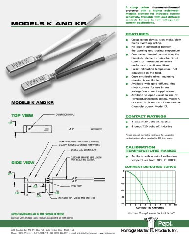 Pepi Thermal Controls Model K Series