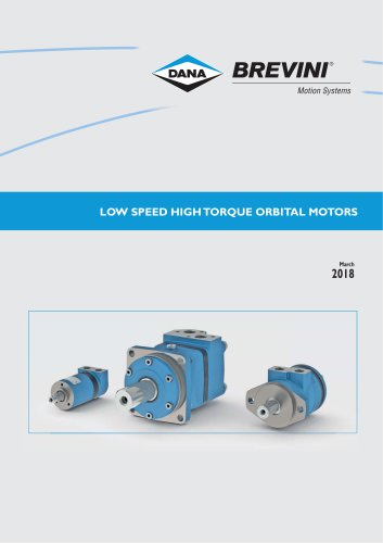 Low speed high torque Orbital Motors