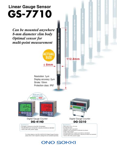 Digital Linear Gauge Sensor  