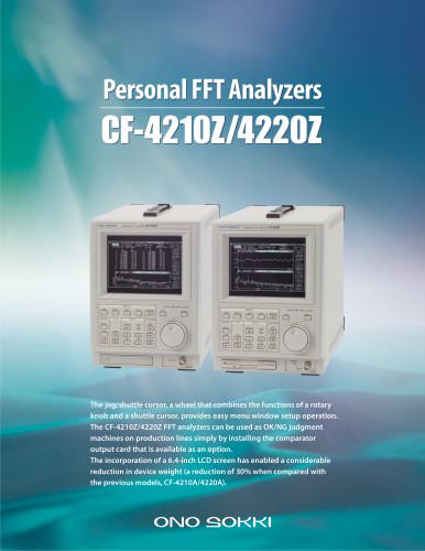 Personal FFT Analyzers