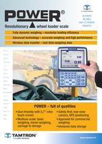 POWER wheel loader scale