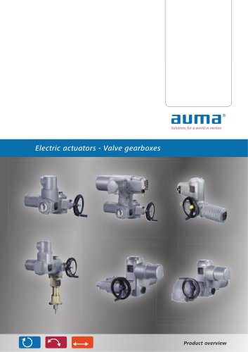 AUMA actuators and valve gearboxes